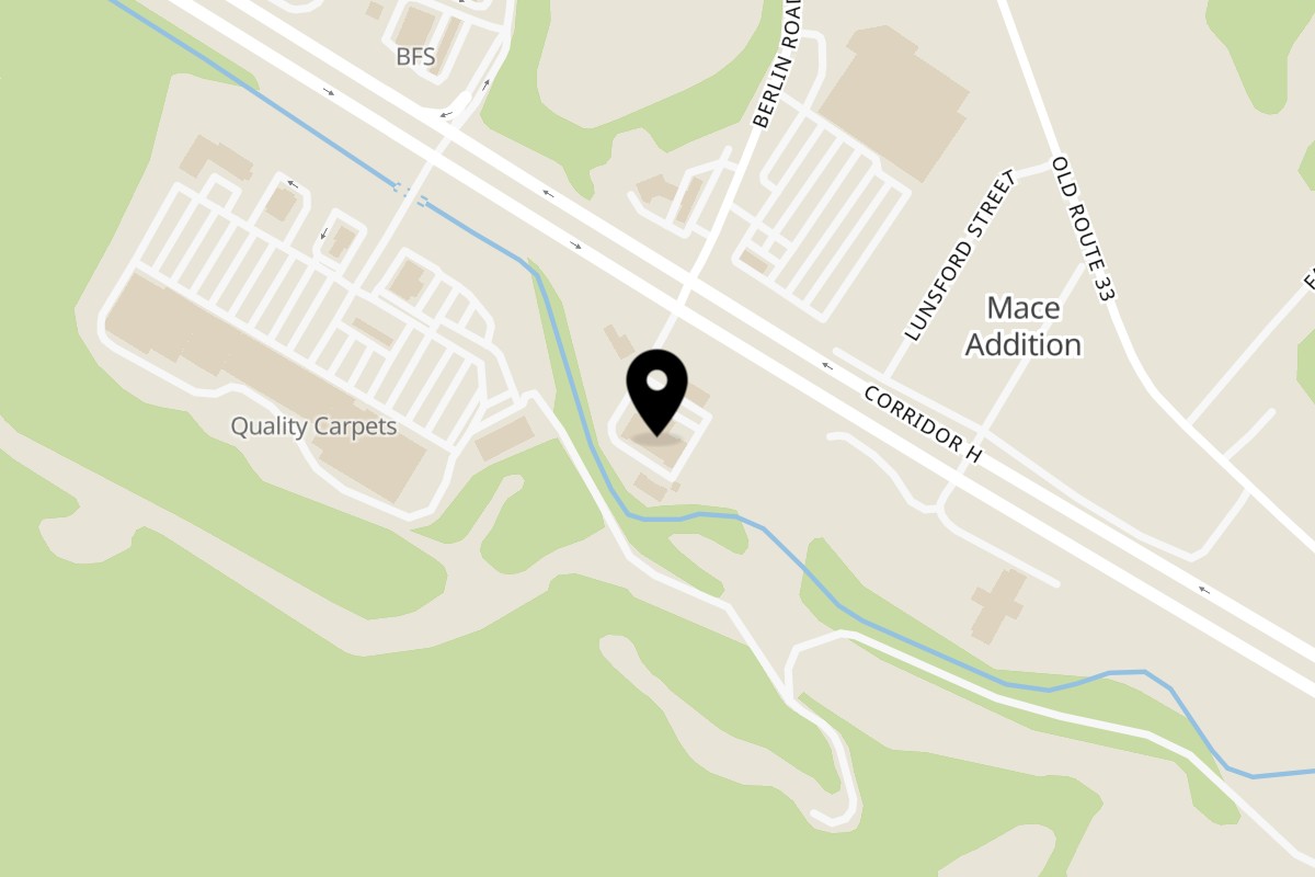 Map showing the location of Weston Grill And Lounge on 2906 US-33 in Weston